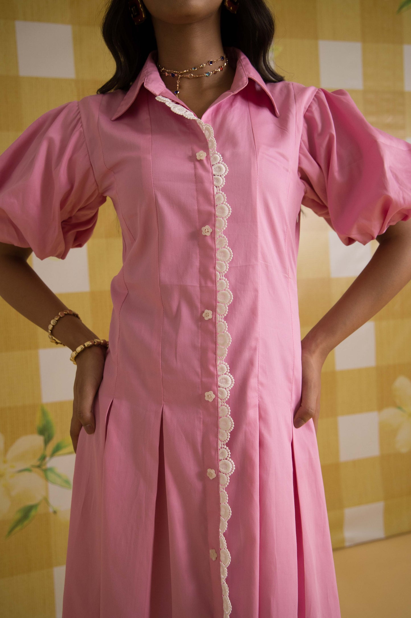 PETAL PUFF DRESS
