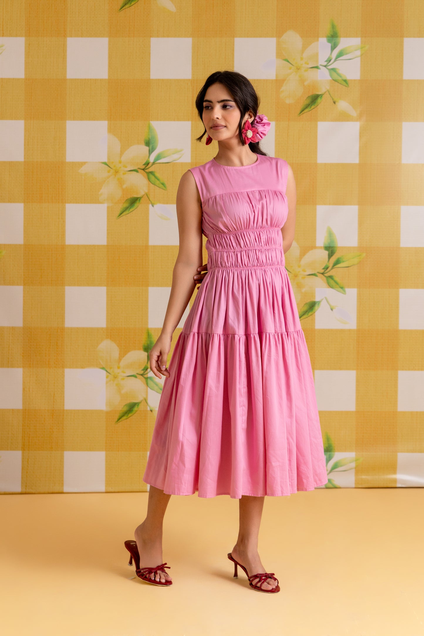 BLUSH BLOOM DRESS