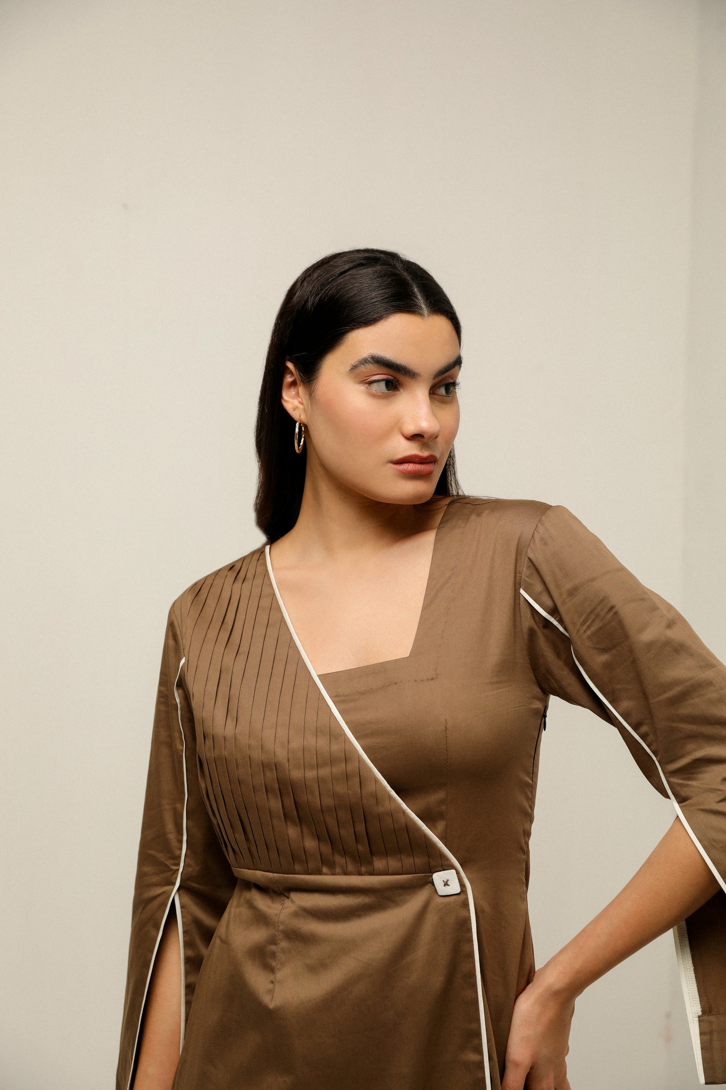 SUNTAN OVERLAY DRESS