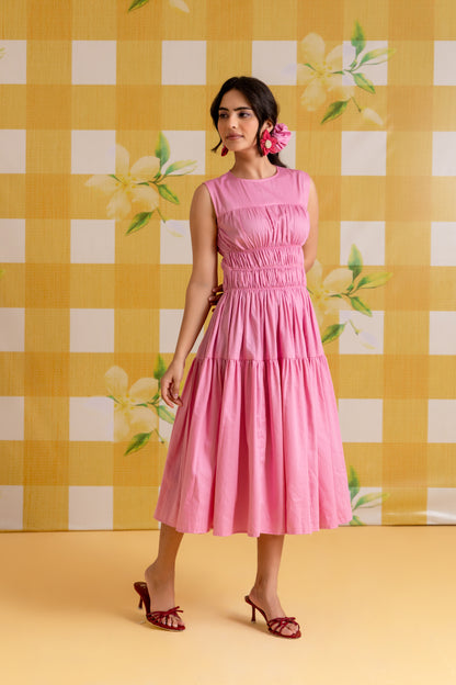 BLUSH BLOOM DRESS