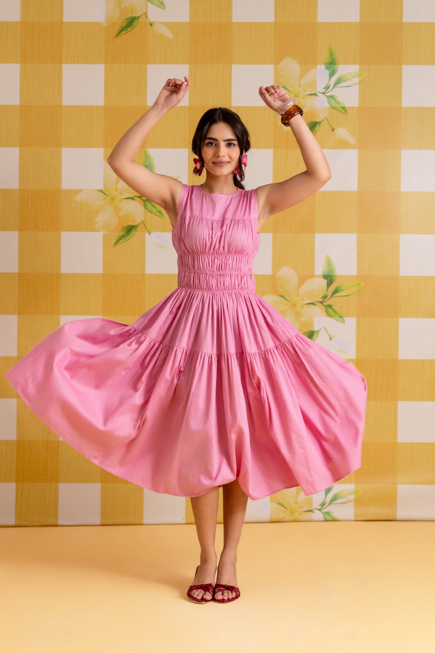BLUSH BLOOM DRESS