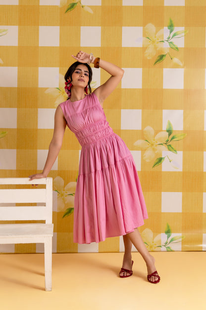 BLUSH BLOOM DRESS