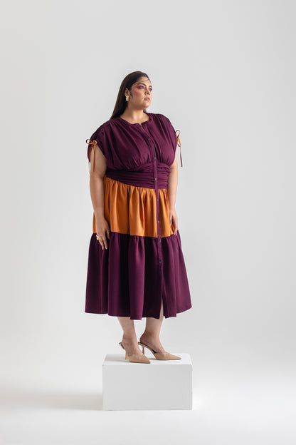 SUNSET A-LINE DRESS