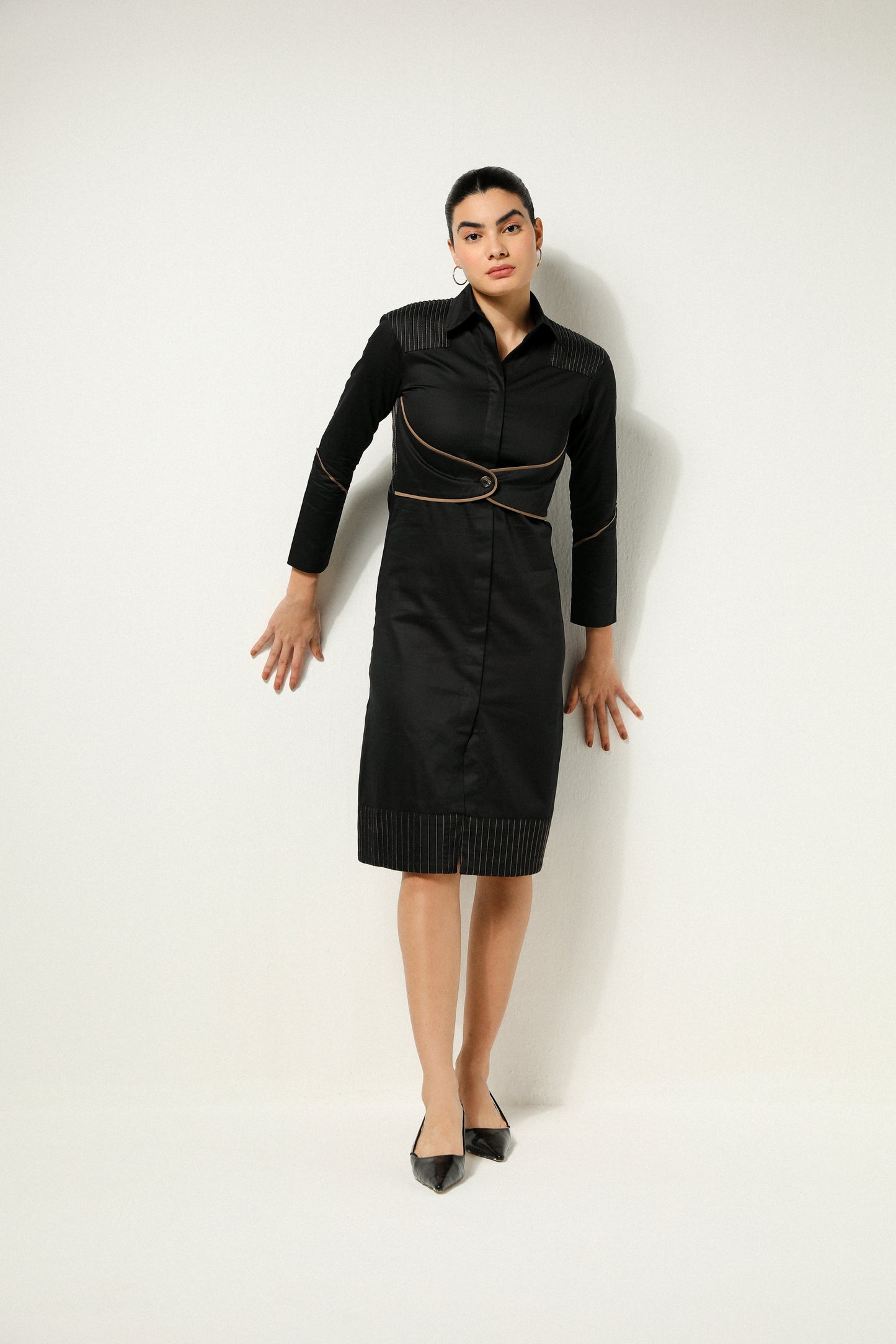 SABLE WAISTLINE DRESS