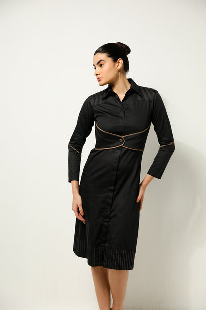 SABLE WAISTLINE DRESS