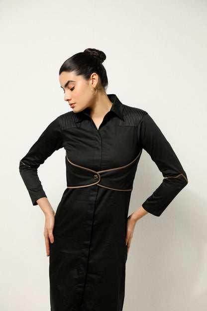 SABLE WAISTLINE DRESS